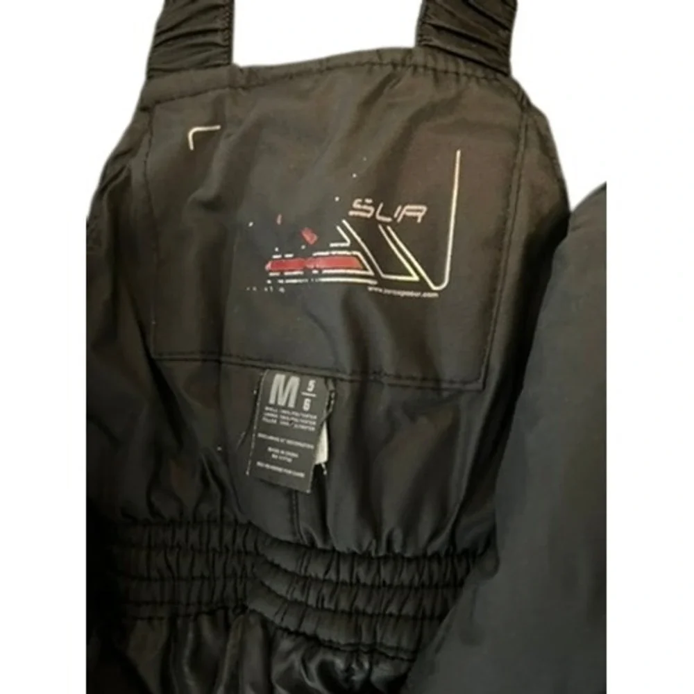 ZeroXposur Kids‎ Black Insulated Snow Bib Overalls Size M 5/6